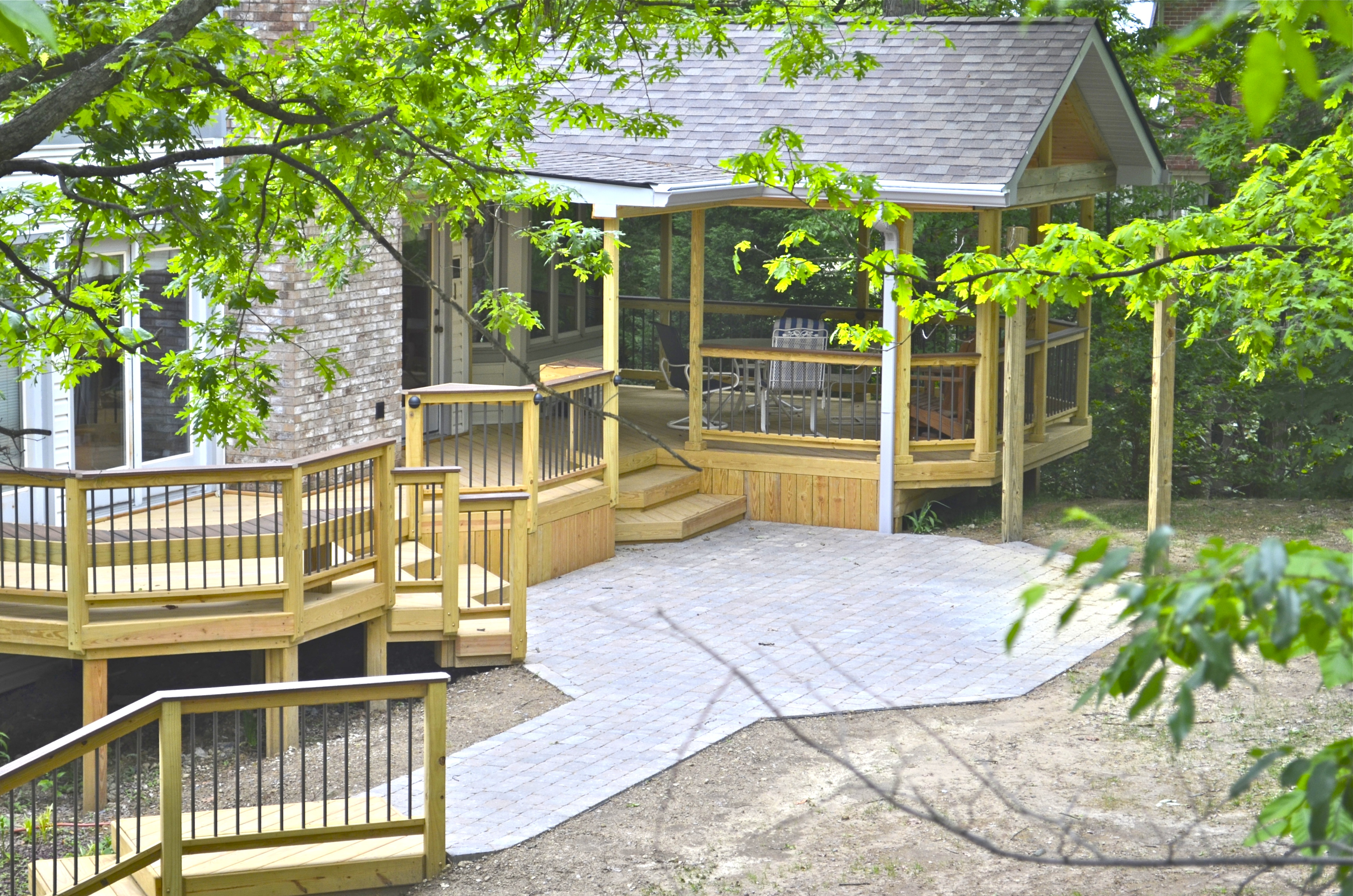 American Deck And Sunroom Paver Patios In Illinois